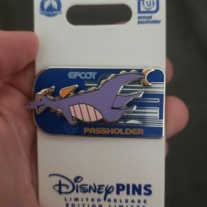 Disney Epcot Purple Dragon Passholder Pin